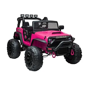 Auto na akumulator Jeep JC666 Różowy Lakierowany
