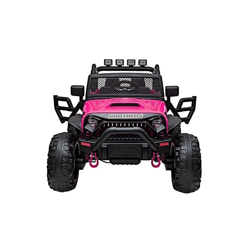 Auto na akumulator Jeep JC666 Różowy Lakierowany
