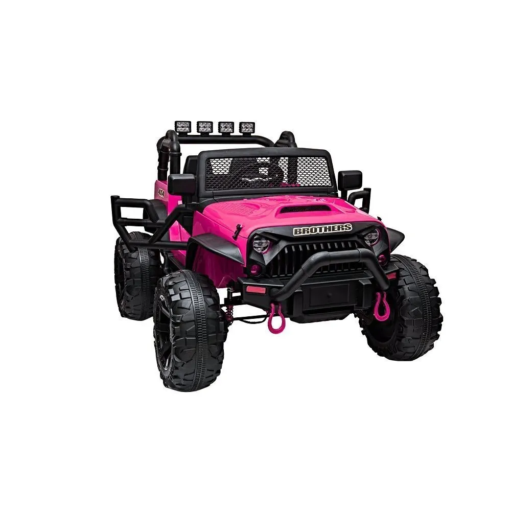 Auto na akumulator Jeep JC666 Różowy Lakierowany