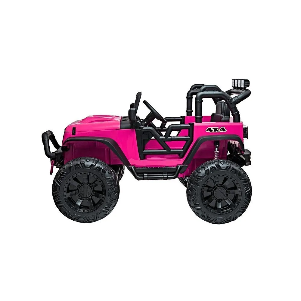 Auto na akumulator Jeep JC666 Różowy Lakierowany