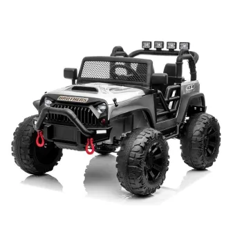 Auto na akumulator Jeep JC666 Srebrny Lakierowany