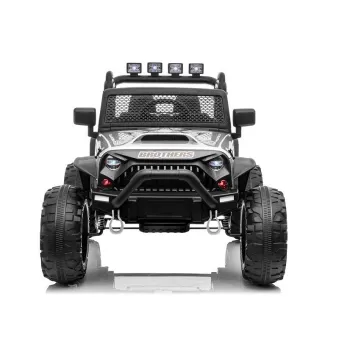 Auto na akumulator Jeep JC666 Srebrny Lakierowany