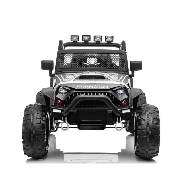 Auto na akumulator Jeep JC666 Srebrny Lakierowany