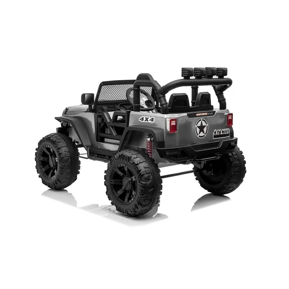 Auto na akumulator Jeep JC666 Srebrny Lakierowany