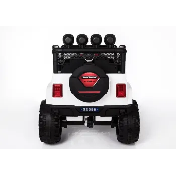 Realistyczny pojazd elektryczny Jeep S2388 dla dzieci w kolorze białym