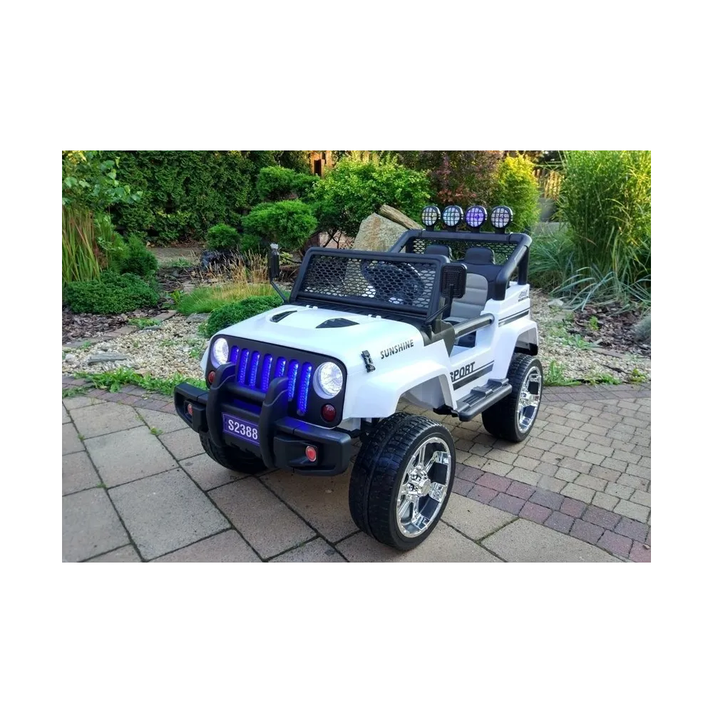 Komfortowy samochód elektryczny dla dzieci Jeep S2388 z wygodnym siedziskiem