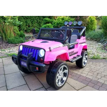 Auto na Akumulator S2388 Jeep Różowy 4x45W