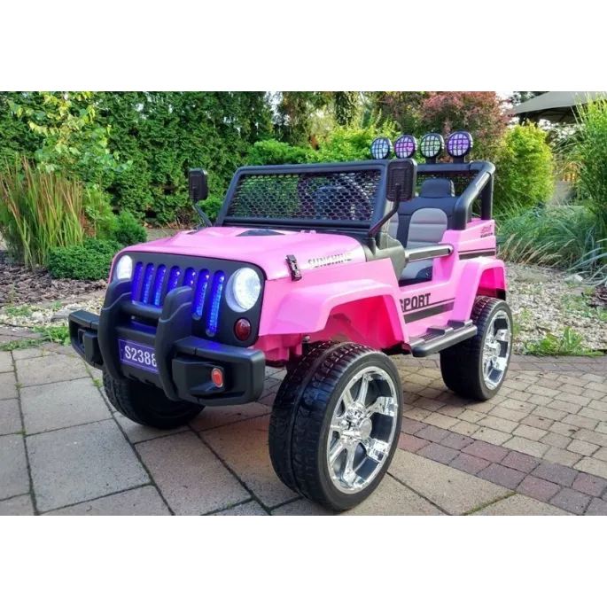 Auto na Akumulator S2388 Jeep Różowy 4x45W