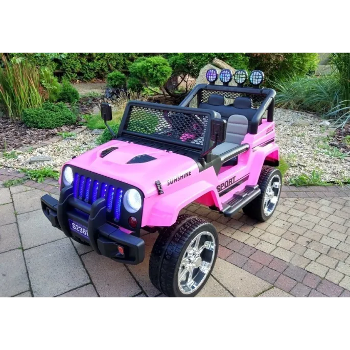 Auto na Akumulator S2388 Jeep Różowy 4x45W