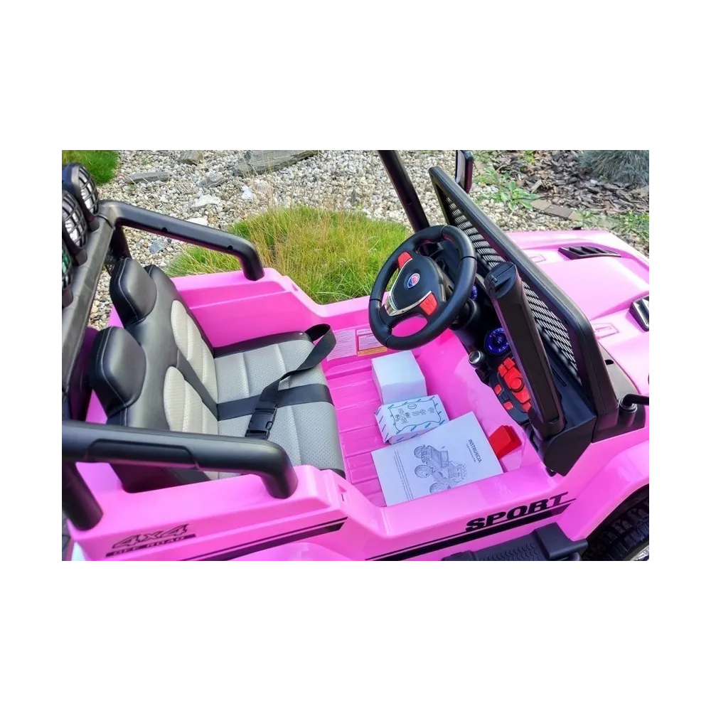 Auto na Akumulator S2388 Jeep Różowy 4x45W