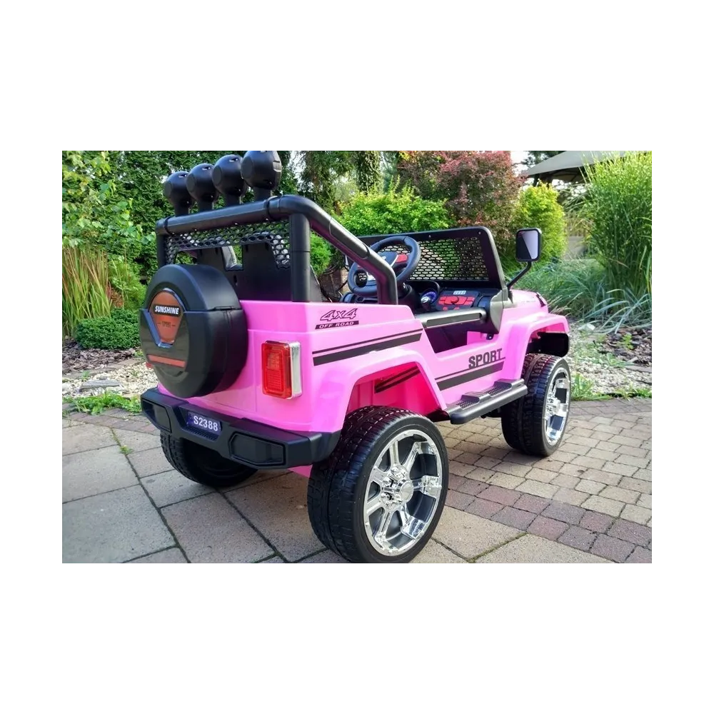 Auto na Akumulator S2388 Jeep Różowy 4x45W