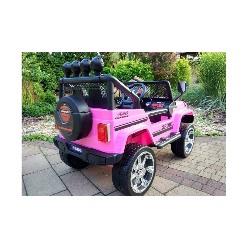 Auto na Akumulator S2388 Jeep Różowy 4x45W