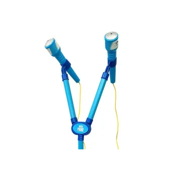 Zabawkowy zestaw karaoke na statywie dla dzieci, idealny do śpiewania