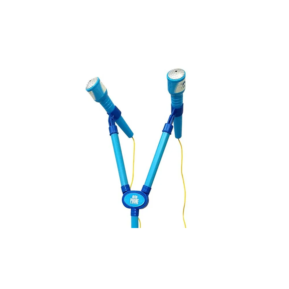 Zabawkowy zestaw karaoke na statywie dla dzieci, idealny do śpiewania