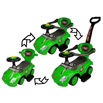 Jeździk z Pchaczem Mega Car 3w1 Zielony