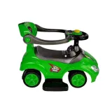 nowoczesny design jeździka z pchaczem mega car 3w1 na białym tle