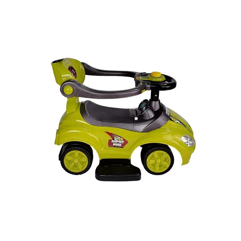 Bezpieczne barierki ochronne w jeździku z pchaczem