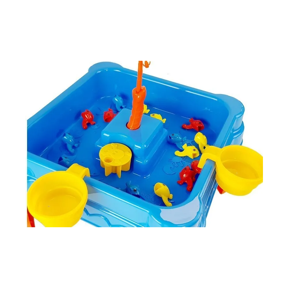 Zestaw do łowienia rybek z elementem wprawiającym wodę w ruch