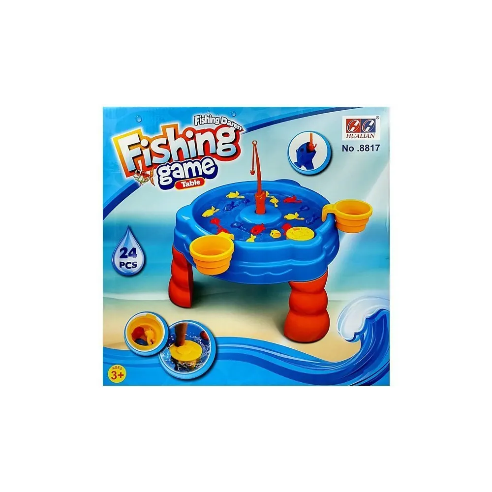 Zestaw edukacyjny do łowienia rybek rozwijający zdolności motoryczne dzieci