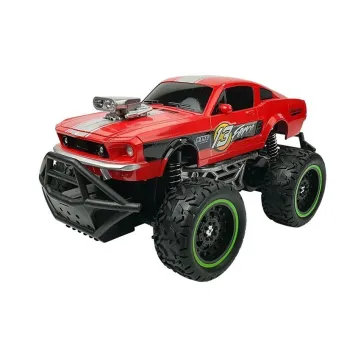 Auto Zdalnie Sterowane R/C 6.5 km/h Wysokie Koła Czerwone