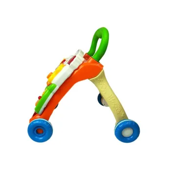 Zabawka motoryczna dla dziecka z grzechotkami, blokami i króliczkiem