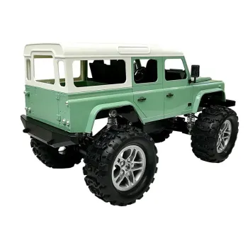 Widok z profilu na Land Rover Defender 1:14 R/C