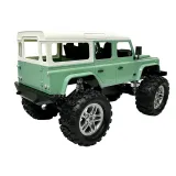 Widok z profilu na Land Rover Defender 1:14 R/C