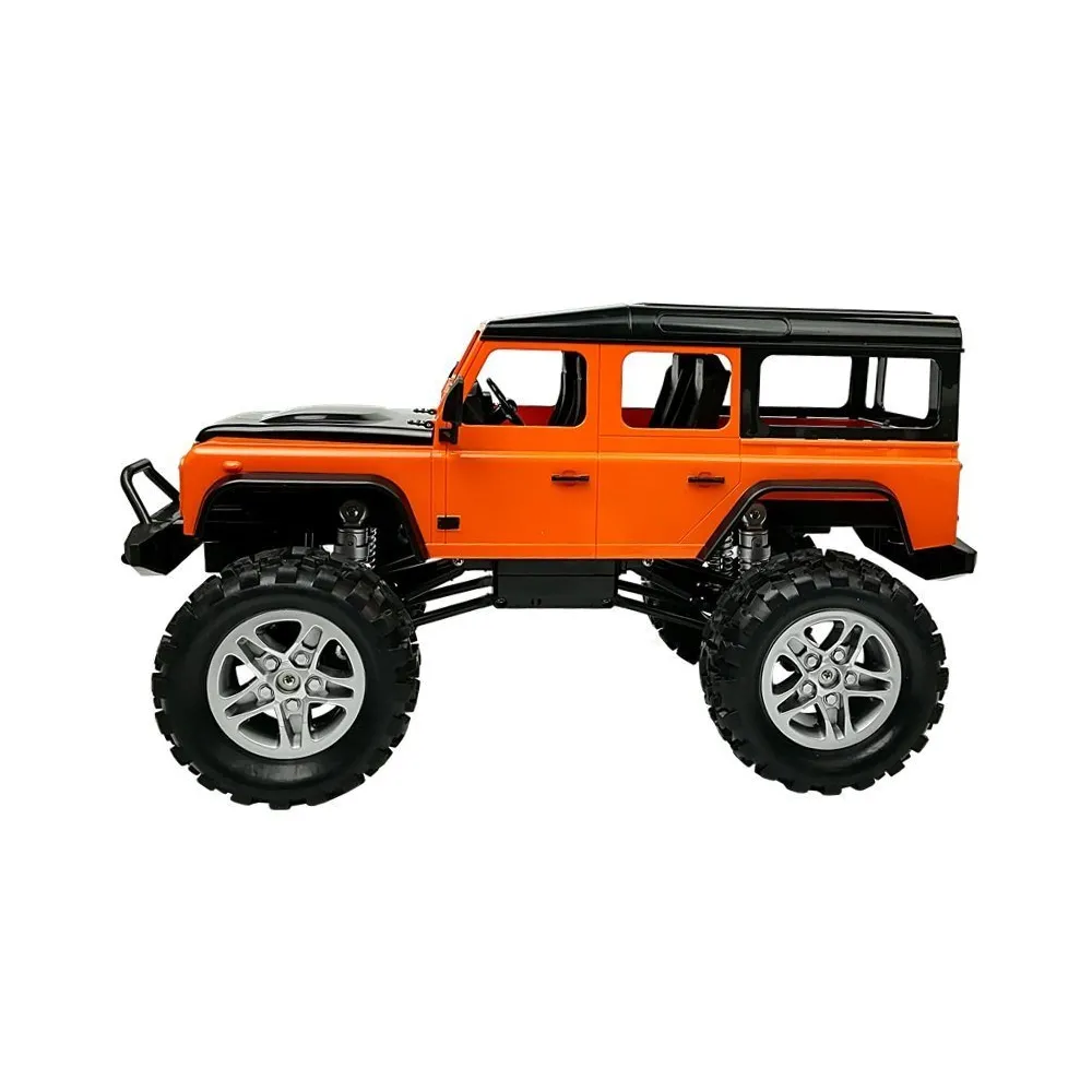 Zestaw: auto Land Rover Defender RC, kontroler, ładowarka i akumulator