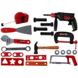 Funkcjonalna plastikowa walizka z narzędziami dla małego majsterkowicza