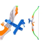 Bezpieczny łuk i zestaw strzał z przyssawkami dla dzieci powyżej 3 lat