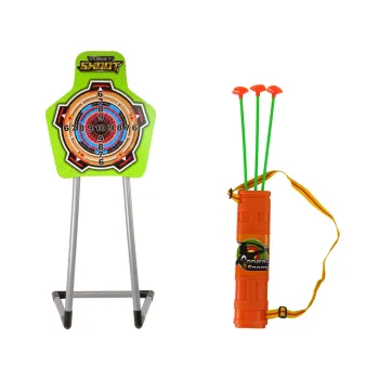 Kompletny zestaw łuczniczy - łuk, tarcza, kołczan oraz strzały dla najmłodszych