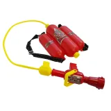 Zestaw Strażacki na Baterie Kask Gaśnica Akcesoria Czerwony