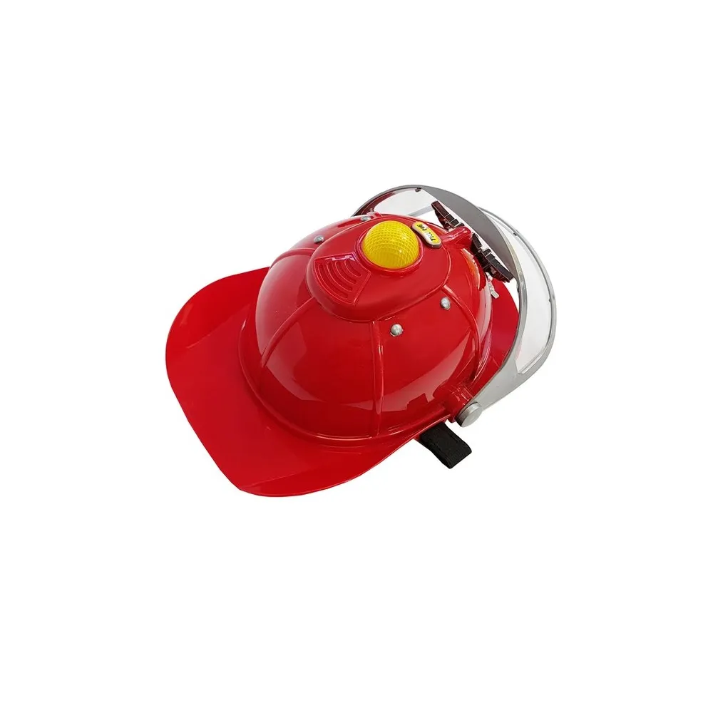 Zestaw Strażacki na Baterie Kask Gaśnica Akcesoria Czerwony