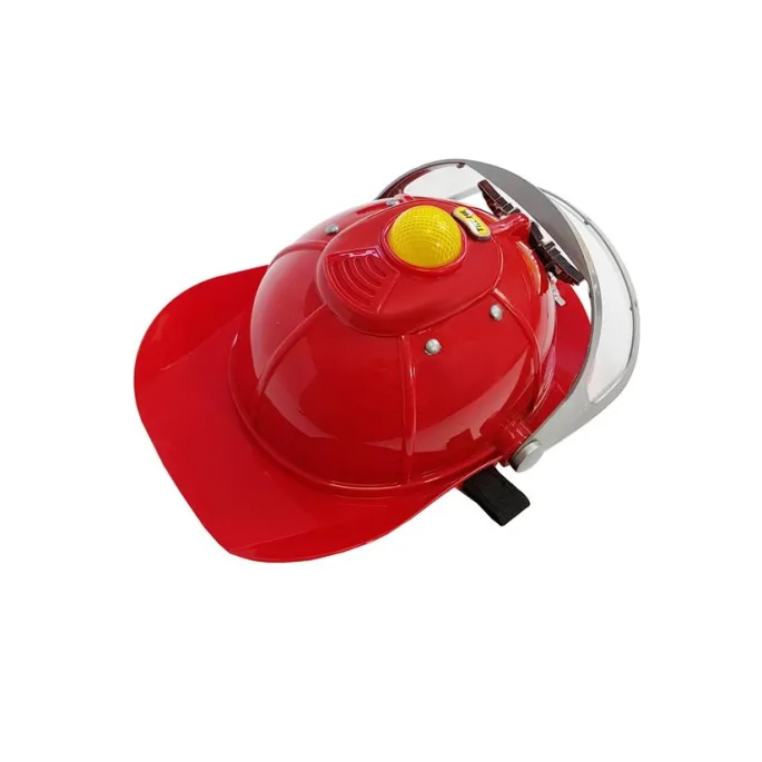 Zestaw Strażacki na Baterie Kask Gaśnica Akcesoria Czerwony