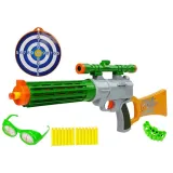 Bezpieczny zestaw karabin na miękkie naboje z okularami ochronnymi