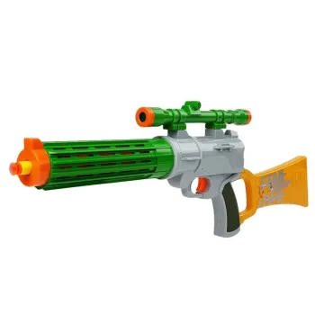 Karabin dla dzieci z piankowymi nabojami i praktycznym pojemnikiem