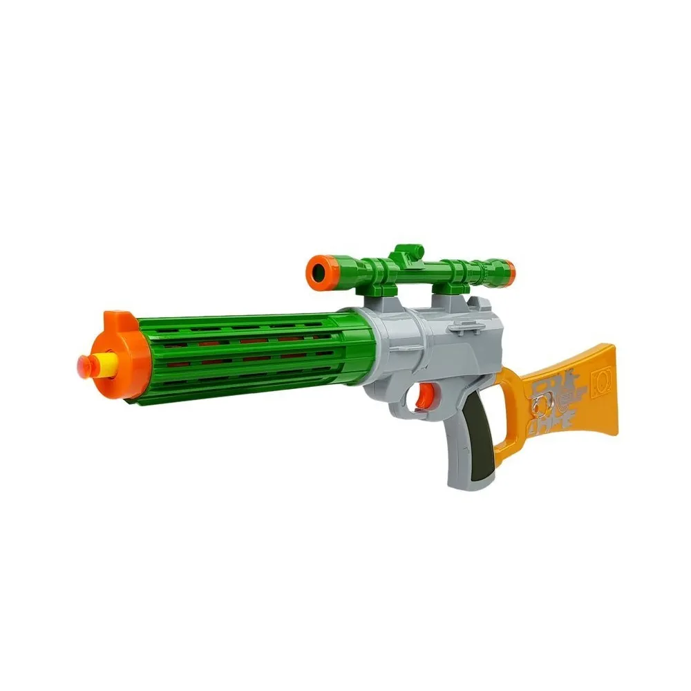 Karabin dla dzieci z piankowymi nabojami i praktycznym pojemnikiem