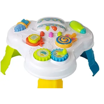 Stolik edukacyjny rozwijający motorykę i zmysły dziecka