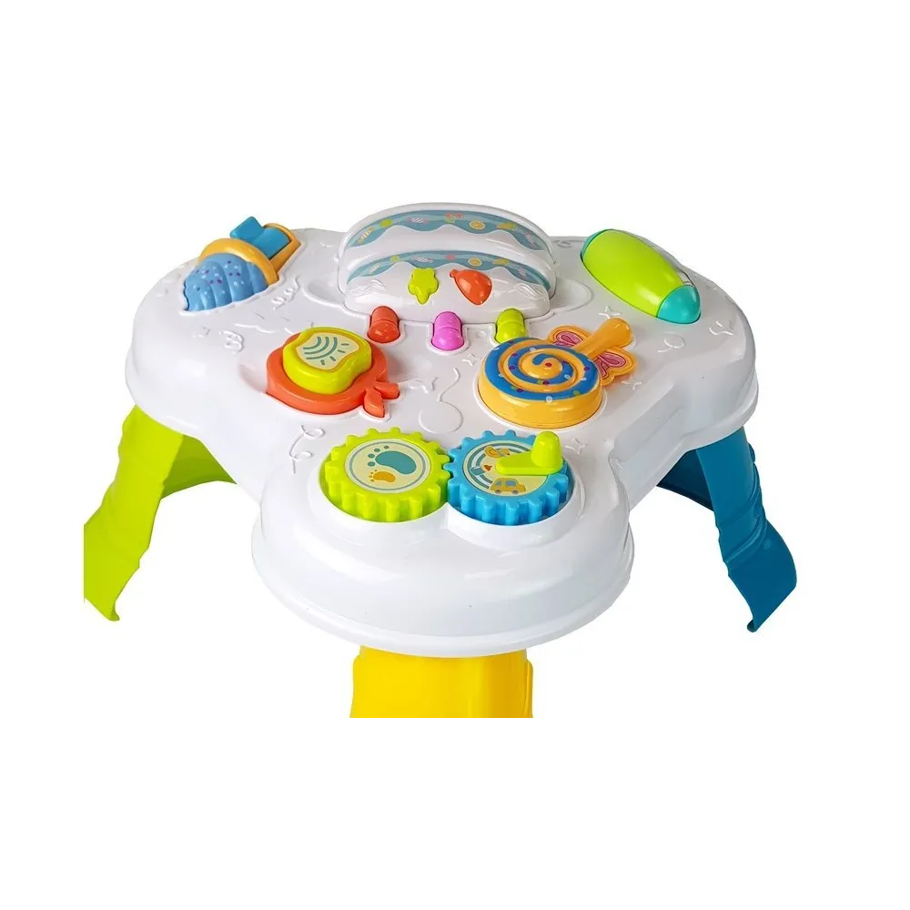 Stolik edukacyjny rozwijający motorykę i zmysły dziecka