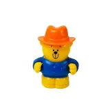 Zabawka edukacyjna — traktor i przyczepa ze zwierzątkami na baterie