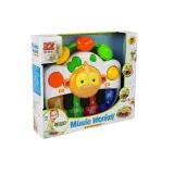 Grzechotka i interaktywne kółka w pianinku dla malucha