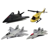 Kompletny zestaw armijny z żołnierzykami i pojazdami