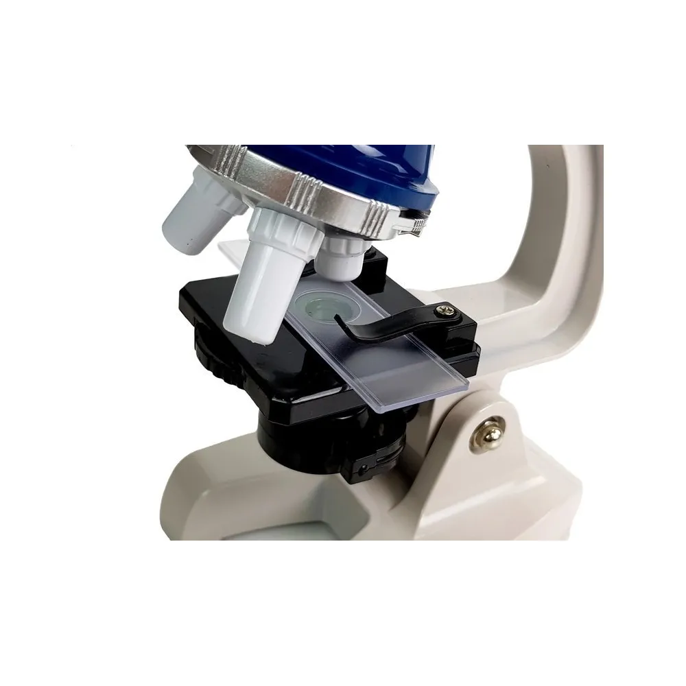 Akcesoria edukacyjne do mikroskopu dziecięcego w kompletnym zestawie