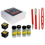 Walizka naukowca z mikroskopem i szkiełkami, idealna dla dzieci