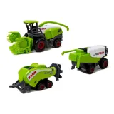 Zabawka edukacyjna z traktorami, kombajnem i zwierzętami