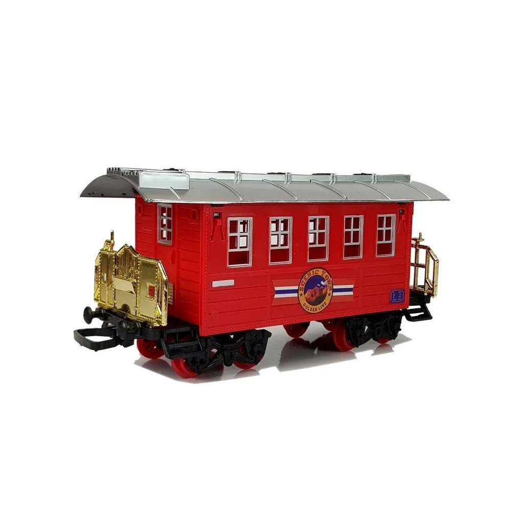 Zestaw pociągu na baterie, stylizowany na złotą kolekcję