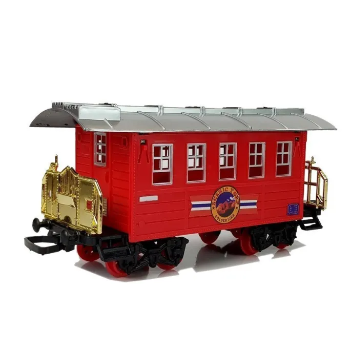 Zestaw pociągu na baterie, stylizowany na złotą kolekcję