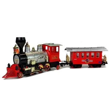 Zabawka kolejka na prezent, z intensywną kolorystyką