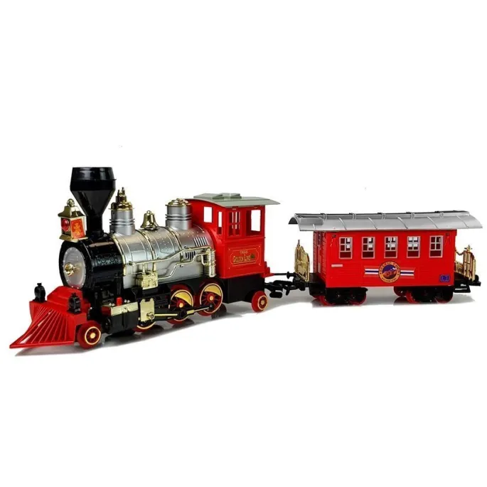 Zabawka kolejka na prezent, z intensywną kolorystyką