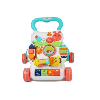 Pchacz Edukacyjny dla Niemowlęcia z Interaktywnym Mikrofonem